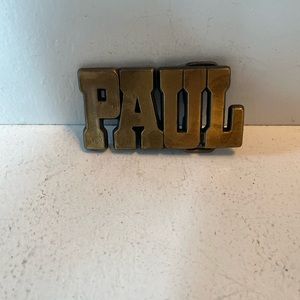 1980’s vintage brass colored belt buckle